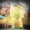 Miniatyrbilde 5 av 5: Plantelys, plantevekstlampe LED-lys 5-nivåjusterbart fullspektret vekstlys med automatisk timer Sunmostar- Perfet