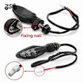Miniatyrbillede 4 af 4: Passer til Ktm 125 200 250 690 790 Duke 390 Smc / R Blinklysindikator Blinklys LED Motorcykel Tilbehør - Perfet White