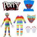 Miniatyrbilde 2 av 7: Halloween Huggy Wuggy Poppy Playtime Cosplay Costume Jumpsuit - Perfet 120