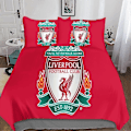 Miniatyrbilde 2 av 5: Liverpool Sengetøysett for Trykking Hypoallergen Mikrofiber Dynetrekk med Glidelås Dobbel Dynetrekk 135*200 CM-Perfet Double200x200cm