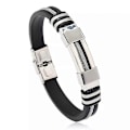 Miniatyrbillede 1 af 5: Biancat ProstaPower Magnetiske Armbånd, Magnetiske Remme og Armbånd til Mænd og Kvinder - Perfet silver