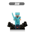 Miniatyrbild 3 av 5: 8 st Minecraft Minifigurer Byggklossar Leksaker Actionfigurer Set-Perfekt 8set