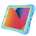 Miniatyrbillede 5 af 5: PEPKOO 360 Graders Rotation Støtteben Forbedret Ramme EVA Tablet Cover Kompatibel med iPad 10.2 (2021) - Perfekt MultiColor
