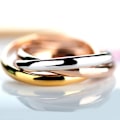 Pikkukuva 4 / 5: Party Women Minimalist Linked Triple Circle Sormus Korut Ystävänpäivä Lahja - Perfet 16mm