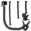 Miniatyrbild 1 av 5: Flex Clamp Arm Fäste med Justerbar Svanhals Flexibla Käftar Clip Fäste Hållare för GoPro Hero 10 9 8 7 4 Actionkamera Stöd-Perfet 8 Joints With Clip