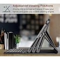 Miniatyrbild 4 av 5: RGB-P11.5 Kompatibel med Tab Plus 11.5 Tum 2024 (TB351FU) RGB Bakgrundsbelyst Bluetooth-kompatibelt Tangentbord Läder Ca-Perfet