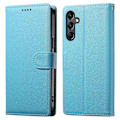 Pikkukuva 1 / 5: Yhteensopiva Samsung Galaxy A24 4G (162,1 x 77,6 x 8,3 mm) Kotelo Nahkainen Lukko Lompakko Jalusta Puhelinkotelo - Perfet Sky Blue