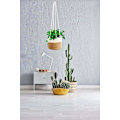 Miniatyrbild 3 av 6: Planteringskruka Blomkruka Bomullsrep Vävda korgar 71 cm Vägghängande Planteringskruka Tak Växter Hållare Inomhus Utomhus Blomkruka Förvaringshängare- Perfet