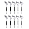 Miniatyrbillede 1 af 5: 10 stk. Golf Tees - Slidstærke, Bærbare, Skrå Indsæt, Reducerer Friktion, Professionelle, Øger Afstand, Kompakte 10 Grader - Perfekte