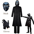 Miniatyrbild 1 av 5: Squid Game Vuxen BOSS Kostym + Mask + Handskar-Perfekt Full set M