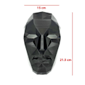 Pikkukuva 3 / 6: Squid Game Front Man Boss cospay Haoween party mask - Perfet Black l