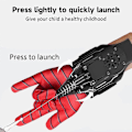 Miniatyrbillede 4 af 5: Spiderman Web Shooter Launcher Snorelegetøj Elektrisk Spol Ind Spider Web Shooters Børn Spider Silke Handsker Rollespil Legetøj-Perfekt Black