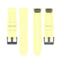 Miniatyrbild 5 av 5: Silikonarmband 26mm för Garmin Fenix 7x/6x/5x Klocka Rem Loop Armband - Perfekt Yellow
