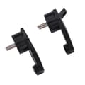 2 stk. Svart Schuko Vinkelplugg Flat, Schuko Flat Plugg 250 V (16 A), Schuko Plugg, Schuko Plugg Flat, Eu Plugg-WELLNGS