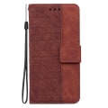 Miniatyrbillede 6 af 6: Præget telefontaske til Nokia C12 - Perfekt Brown