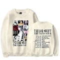 Miniatyrbillede 1 af 2: Taylor Swift The Eras Tour Unisex Sweatshirt Tryk Langærmet Rundhals Casual Løstsiddende Trøje Fans Gave til Mænd Kvinder Unisex-Perfet Apricot S