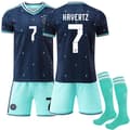 VM 2026 Tyskland Bortedrakt #7 Kai Havertz (Barn/Voksen Størrelse) M