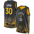 Miniatyrbillede 1 af 3: SQBB 2023 New Season NBA City Edition Jersey GSW NR 30 Jersey XXL