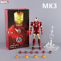 Miniatyrbilde 1 av 5: ZD toys Iron Man Action Figur Iron Patriot MK1-7 MK17 MK33 MK85 MK30 War Machine Legends Avengers Tony Stark Samleleke Gave-Perfekt ZD MK3