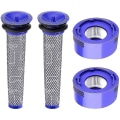 Pikkukuva 1 / 5: 4 pack suodattimet Dyson V7, V8 Animal ja V8 Absolute Hepa Filters-Perfet