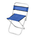 Pikkukuva 1 / 5: Kokoontaitettava ulkoistuin, kestävä kannettava tuoli ulkokäyttöön, retkeilyyn, kalastukseen ja ulkoiluun - Täydellinen Chair With Backrest Small Size