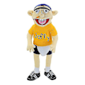 Miniatyrbild 4 av 5: 58cm Jeffy Plyschleksak Jeffy Hatt Handdocka Spel Fylld Dock Barnpresenter-r-Perfet