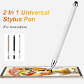Miniatyrbilde 2 av 5: Universal Tegnestift Kompatibel med iOS Android Touch Penn Kompatibel med iPhone iPad Samsung Xiaomi Nettbrett Smarttelefon Blyant-Perfekt White