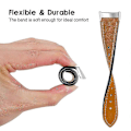 Miniatyrbilde 2 av 5: Premium ekte lær justerbar klokkearmbånd for Fitbit Charge 6/5 - Perfekt Espresso Fitbit Charge 6