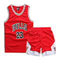Miniatyrbillede 2 af 3: Chicago Bulls #23 Michael Jordan Jersey Basketball Uniform et V - Perfekt S