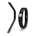 Pikkukuva 3 / 5: Yhteensopiva Fitbit Flex 2 -rannekkeen kanssa, rannekoruhihna, korvaava ranneke yhteensopiva Fitbit Flex 2:n kanssa - Perfet Black L