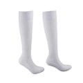 Miniatyrbilde 1 av 5: Fektesokker for menn Beskyttende fektestrømper fiber Lange fortykkede over kneet Fektesokker for barn Ungdom Voksen Fotball Kvinner-Perfekt White XS