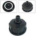 Miniatyrbillede 3 af 6: S60x6 plast IBC tank adapter - groft gevind prop til 1/2" hane adapter - til IBC ton ventiler - Perfet
