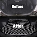 Miniatyrbillede 3 af 5: BeautifulCar Læder Bagagerumsbakke Kompatibel med Hyundai Tucson Edition hybrid 2019-2023 2024, Bagagerums Måtte Beskytter - Perfekt E Coffee