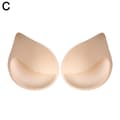 3 parin rintaliivipehmusteet, push-up-pehmusteet ja kuppien vaihtopakkaus nude One Size 3pcs