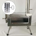 Miniatyrbilde 6 av 6: 1/2/3/5 Langtidsvirkende komfyr Skorstein Tilbehør for matlaging og - Perfet 6*12cm adjustable smoke pipe 1 Pc