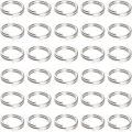 Miniatyrbillede 1 af 5: 100 stk. 10 mm Double Loop Mini Split Jump Ringe Små metalringe Forbindelser til smykker Halskæde Armbånd Øreringe- Perfet