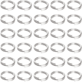 Pikkukuva 1 / 5: 100kpl 10mm Double Loop Mini Split hyppysormukset Pienet metallisormukset Liittimet koruille Kaulakoru Rannekoru Korvakorut - Perfet