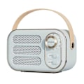 Pikkukuva 1 / 2: Monitoiminen Mini Kannettava FM-Radio Bluetooth-Kaiutin USB TF AUX Sisä- ja Ulkokäyttöön Retro-Design Langaton Kaiutin - Täydellinen Light Blue