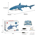 Miniatyrbild 1 av 6: Smart Rc Shark Whale Spray Vatten Rolig leksak Fjärrkontroll Båtfartyg Ubåtsrobotar Fisk Elektriska leksaker för pojkar Barn- Perfet Spray water blue