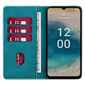Miniatyrbillede 2 af 5: til Nokia C12 4G/C12 Pro/C12 Plus Magnetisk Lukning Stand Telefon Cover PU Læder Wallet Shell-Perfet Style C
