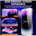 Miniatyrbilde 5 av 5: EvoTech Skjermbeskytter Kompatibel med Samsung S25/S24 Usynlig Artefakt Skjermbeskytter - Perfekt spyproof Samsung s22