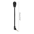 Pikkukuva 5 / 8: Vaihda pelimikrofoni 3,5 mm:n mikrofoni Kingston HyperX Cloud Flight / Flight S -pelikuulokkeiden tarvikkeet Musta 15 cm Mic- Perfet