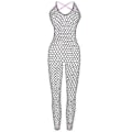 Miniatyrbilde 5 av 5: Dame Fiskenett Strømpebukser Drakter Strømper Sling Cupless Crotchless Teddies Bodysuits Bodystockings Dame Undertøy-god-Perfekt green