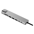 Miniatyrbild 5 av 5: USB C Hub Adapter, 8 i 1 Mac Tillbehör USBC Adapter 4K HDMI, Ethernet, 2 USB 3.0, SD/TF Card Reading-Perfet