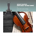 Miniatyrbillede 4 af 5: 3/4 4/4 Violin Fiddle Stol Hill Style med 1 stk. Halestykke-snor - Perfekt