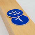 Miniatyrbild 3 av 5: Numrerade Taggar Graverade Nummer Taggar Id Taggar Nyckel Taggar Utan Hål-Perfekt 301-500 Blue