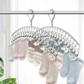 Miniatyrbillede 2 af 9: 20 rustfrit stål Clips Vindtætte tøjklemme Tøjbøjler Tøjsnor tørrestativ Tørringsstativ Tørretumler Airer Tørretumbler- Perfet