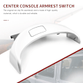 Miniatyrbillede 3 af 5: ABS+PC Midterkonsoll Armlæn Switch-knap Trim Dæksel til C GLC Klasse W205 W253 2015-2020-Perfekt