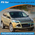 Miniatyrbillede 4 af 5: Forlygtevaskerhætte til forlygte, forlygte-dyser, til Ford Escape Kuga Tilbehør 2013 2014 2015 2016 - Perfekt White Right Side