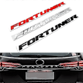 Miniatyrbilde 2 av 5: 3D Bokstavmerke Bagasjerom Styling Logo Klistremerke Bakluke Dekal for Fortuner - Perfekt 1PC Red